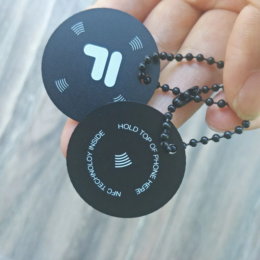 Url Programmable NFC Circle Hangtag