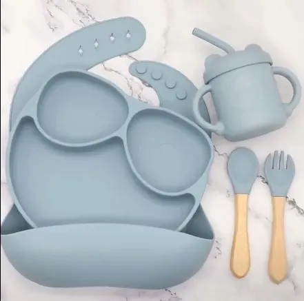 Silicone Baby Tableware Food Grade Silicone Baby Feeding Silicone Baby Products