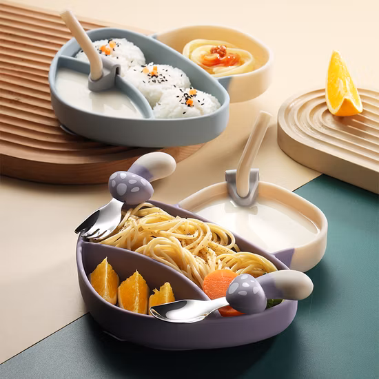 Silicone Baby Tableware Food Grade Silicone Baby Feeding Silicone Baby Products