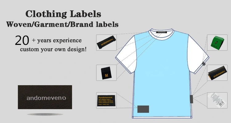 Garment Tag Custom Private Name Silk Screen Printed Instruction Polyester Satin Ribbon Tape Wash Care Label